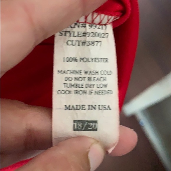 Two in one little red dress - Picture 3 of 3